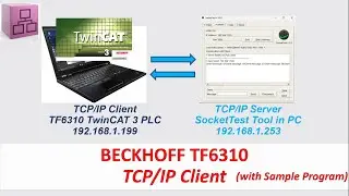 COM34. TCP/IP Client via Beckhoff TF6310 TwinCAT