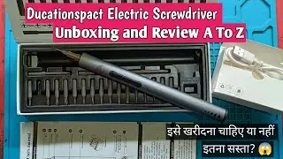 Ducationspact Electric Screwdriver  /  Review and Unboxing Best price A to z Jankari