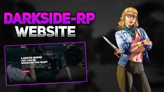 [FREE] FiveM Website Template Download – Darkside RP Layout