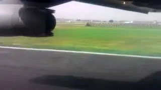 IAF  IL 76 MD landing at chandigarh airport  using thurst reversal