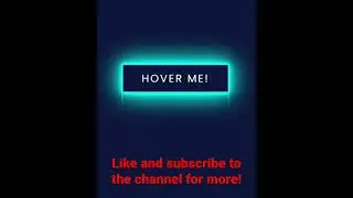 Creating a Button with Border Neon animation using HTML and CSS