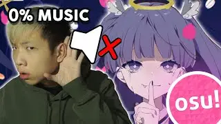 I got a top play on osu! WITHOUT MUSIC...