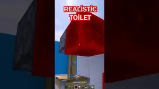 Minecraft Realistic Toilet #minecraft #minecraftshorts #minecraftmemes