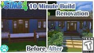 |10 Minute Build Challenge Renovation| The Sims 4: Speed Build