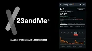23andMe stock research 🧐 | $ME December 2022