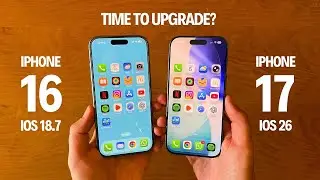 iPhone 17 vs iPhone 16 iOS 18.7 - Speed, RAM, Animation Test!