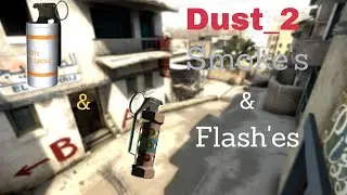 Dust 2 smoke and flashes
