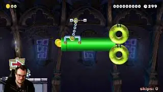 Mario Maker 2 streamer BarbarousKing comes up with the most genius level idea