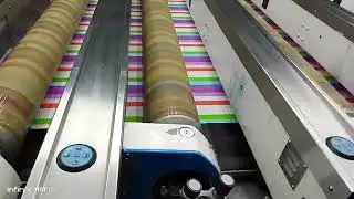 Textile Rotary Printing #machine #viral #video