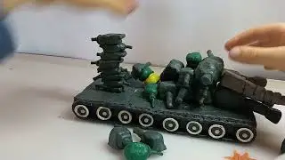 Ремонт КВ-54. Пластилиновые мультики про танки