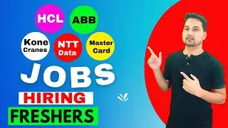 MasterCard | NTT Data | ABB | KoneCranes | HCLTech | off-campus drive for freshers | #offcampusjobs
