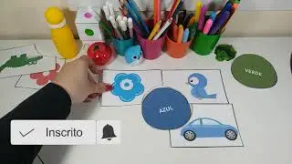 Jogo Quebra cabeça das Cores    Educação Infantil