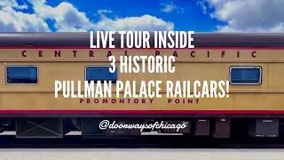 Inside 3 Historic Pullman Palace Railcars! - Pullman Railroad Days 2023
