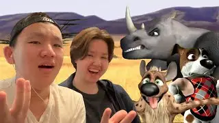 forcing my friend to watch creepy talking animals