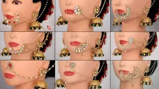 Latest DIY Bridal Nose Pin!!.. Nathiya Design Collection 2020 | Beautiful Bridal Jewelry