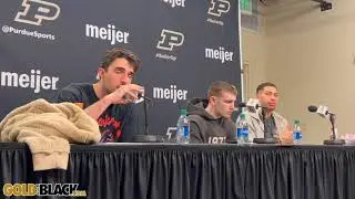 Post Minnesota — Purdue's Mason Gillis, Braden Smith and Ethan Morton