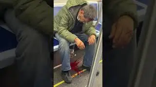 Old man Robbed and Beat up by thugs on Chicago CTA train | Crime