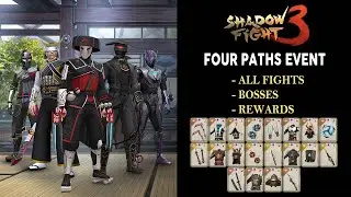 Shadow Fight 3 - Four Paths Event : All Fights, Bosses & Rewards - Full Gameplay