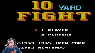 Lets Play 10 Yard Fight NES Episode 1