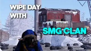 I Played WIPE DAY with SMG CLAN on RUST...