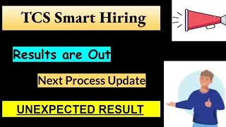 #57 TCS Smart Hiring Results Out | Rejection & Selection Call Receiving | Check it out