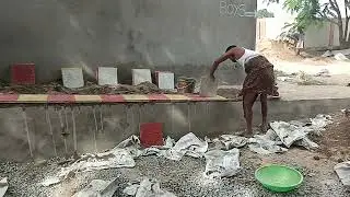 flooring tiles ramp work