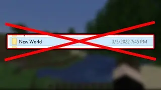 What happens if you delete the world while playing it?