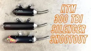 KTM 300 XCW TBI SILENCER SHOOTOUT. IS SHORTER BETTER?