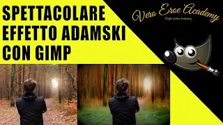 EFFETTO ADAMSKI GIMP