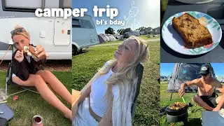 Camper conversion vlog for bf’s birthday 🤍 West Wittering camping
