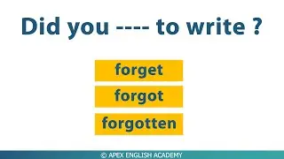 Irregular Verbs Quiz |  Gap Filling Test | Grammar Test