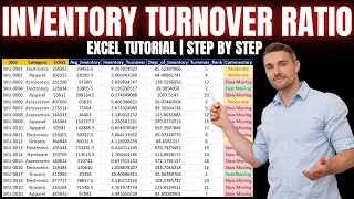 Inventory Turnover Ratio Calculation In Excel | Step-by-Step Excel Tutorial | Inventory Turn Formula