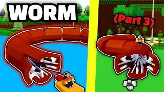 (WORM 3) Roblox FUNNY MOMENTS | Build a Boat for Treasure
