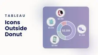 Add Icons Outside a Donut Chart in Tableau