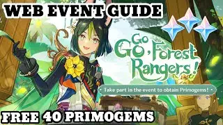 Web Event Guide Go Go Forest Rangers - Genshin Impact