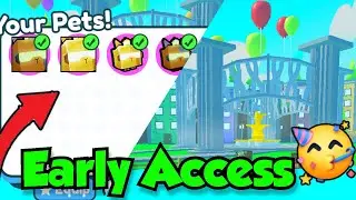 Early Access With New Huge Cyborn Capybara👀 on Coming Anniversary Update!🥳 | Pet Simulator X