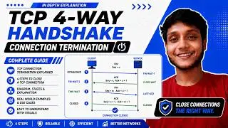 TCP 4-Way Handshake Explained | TCP Connection Termination | FIN, ACK & TCP Flags | GATE CN