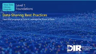 8. Data Sharing Best Practices