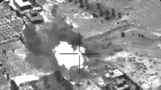 Coalition Airstrike on a Daesh Controlled Building near Al Asad, Iraq, April 20, 2015