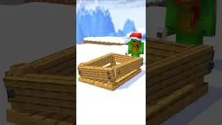 HELP Mikey Make Santa's Sleigh - MAIZEN Minecraft Animation 