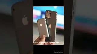 iPhone 1st generation and iPhone 12 pro # program_wala #iphone