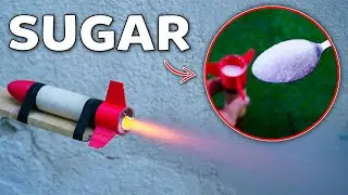 How to Make Sugar Rocket at home - Home-made Sugar rocket