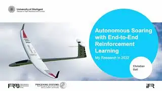 Autonomous soaring with end-to-end reinforcement learning