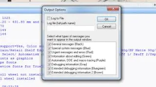 56 PixEdit Document Scanning Software - The Log Window.
