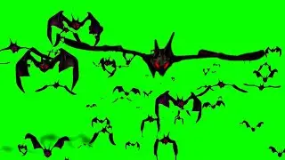Bats Green Screen Effect 🦇🦇🦇🦇 Demon Bats Flying