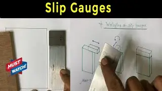 Slip Gauges: Explanation with actual measurement examples II Metrology II Linear Measurements