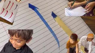 The Journey of Beautiful Calligraphy by Little Hands