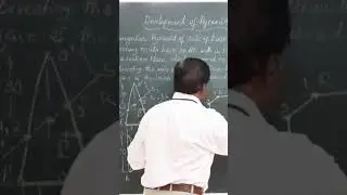 Development of Triangular Pyramid/ Engineering Drawing