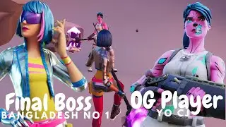 OG Player vs Final Boss - Bangladesh No 1 Plays with Legend YO CJ Fortnite Squad Winning Moment #12
