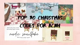 Top 30 Christmas Design Codes for Animal Crossing New Horizons